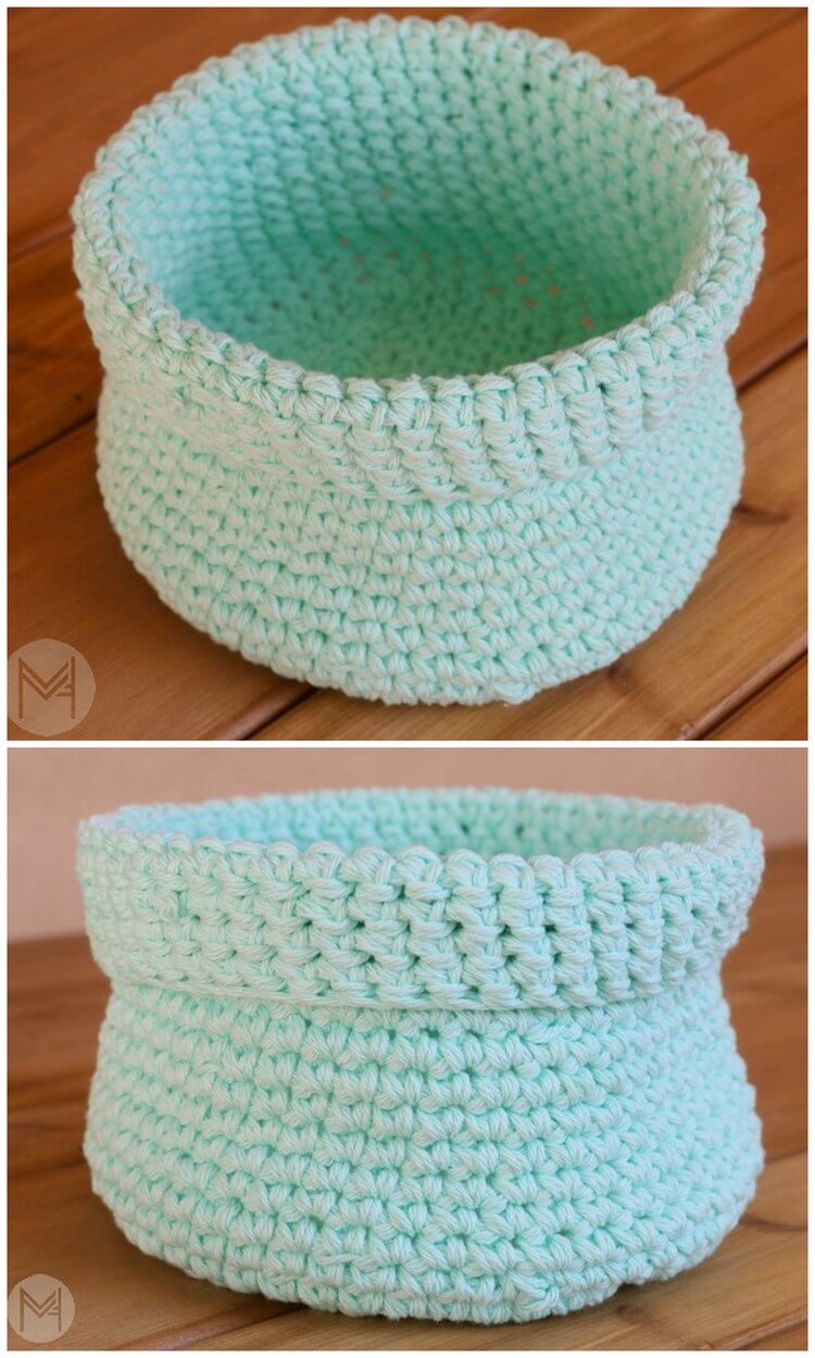 Crochet Basket Pattern (7)