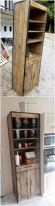 Pallet Wood Cabinet