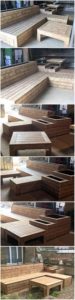 Pallet Bench and Outdoor Table