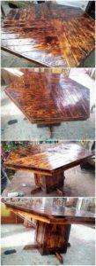 Round Top Pallet Table