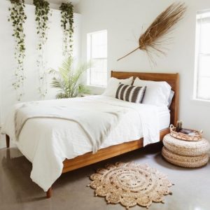 Bohemian Style Beautiful Bedroom Design (26)