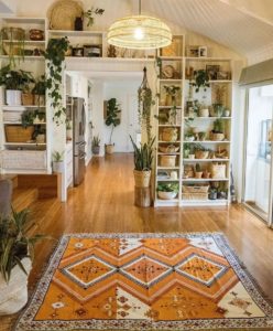 Elegant Bohemian Home Interior Decor Design (48)