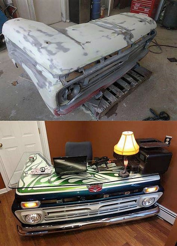 Old Car - Vehicle Parts Recycling Idea (16)