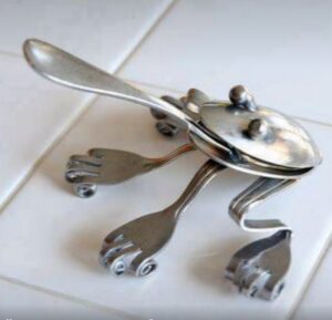 Recycled Spoons and Forks Art (14)