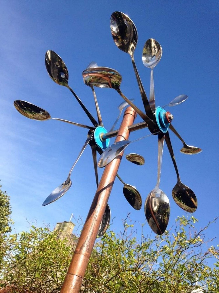 Recycled Spoons and Forks Art (9)
