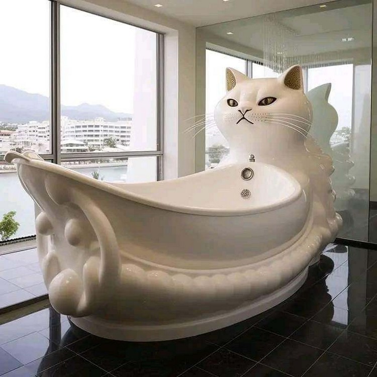 Cat Shaped Bathroom-Toilet Accessories (1)