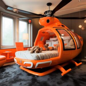 Modern Helicopter Bed Idea (4)