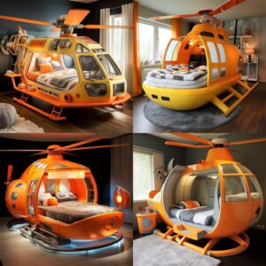 Modern Helicopter Bed Idea (6)