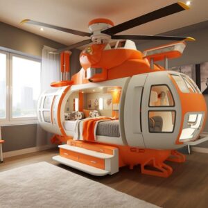 Modern Helicopter Bed Idea (8)