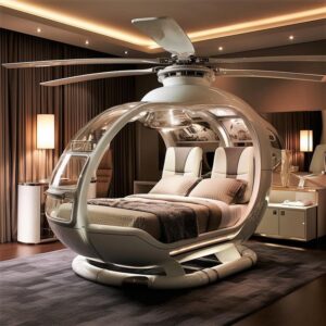 Modern Helicopter Bed Idea (9)
