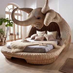 Modern and Latest Elephant Shaped Bed (4)
