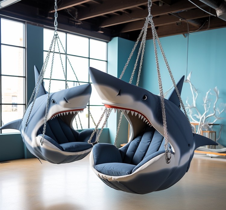 Shark Hanging Loungers for Kids (1)