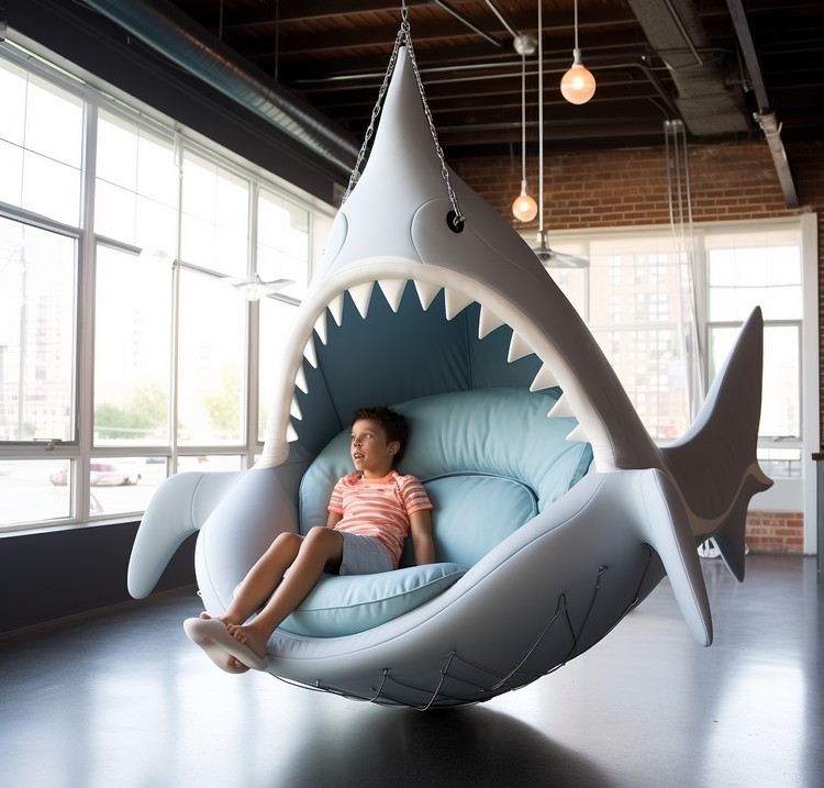 Shark Hanging Loungers for Kids (14)