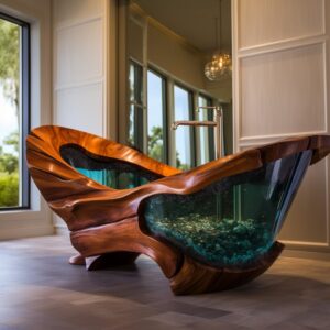 Stunning Wood and Epoxy Bathtubs (15)