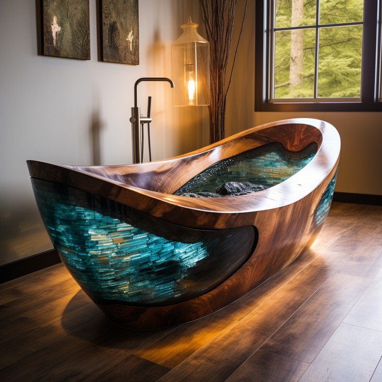 Stunning Wood and Epoxy Bathtubs (26)