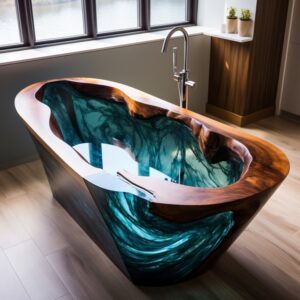 Stunning Wood and Epoxy Bathtubs (27)